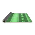 thumbnail image 2 of Ahgly Company Indoor Round Abstract Emerald Green Modern Area Rugs, 6' Round, 2 of 4