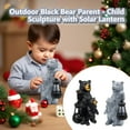 thumbnail image 4 of Bear Family Garden Statue with Lantern, Outdoor Decorative Resin Sculpture, Waterproof Yard Ornament for Patio, Lawn, Porch, and Home Decor, 4 of 5