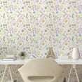 thumbnail image 3 of Ambesonne Pastel Peel & Stick Wallpaper for Home, Christmas Time Ornaments, 13"x100", White Green, 3 of 6