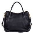 thumbnail image 5 of Pre-Owned Prada Black Cabas Crossbody Handbag Vitello Daino Leather, 5 of 10