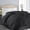 Black-Twin, variant on White Queen Size Down Alternative Quilted Duvet All Season Bedding
