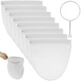 thumbnail image 1 of AMERTEER 8 Pcs Sacs de Filtre en Maille Fine avec Fermeture Éclair Sac de Filtre Alimentaire Réutilisable avec Poignée en Acier Inoxydable Sac de Filtre en Maille Fine Multifonctionnel pour Yaourt Noix Lait Coffret, 1 of 10