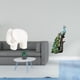 thumbnail image 2 of Figura de elefante,Figura decorativa de elefante estilo Feng Shui para el hogar,Figura de escritorio,Estatua de pavo real en estante,escritorio,decoración del hogar,Figuras decorativas, 2 of 8