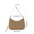 thumbnail image 3 of Qaailabf Women’s Shoulder Bag Handbag Crossbody Purse | Faux Leather PU Tote | Multi-Function Messenger Bag | Adjustable Strap | Casual Fashion Style | White Black Khaki Green Brown |, 3 of 6