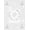 Grey White, Pattern 4, variant on ODIKA Round Circle Grid Timepiece Contemporary Symmetrical Layout Reading Stain Resistant Thin Throw for Entryway, Kitchen, Laundry Room