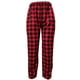 thumbnail image 1 of Pijamas de Franela a Cuadros de Algodón, Pantalón Largo Con Bolsillos, Para Hombre Corte Recto, 1 of 4