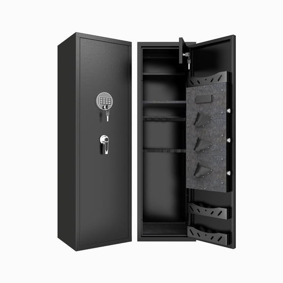 DIANJIE Bedroom Biometric Security Storage Cabinet Fingerprint Digital Multi Mode Quick Access Safe