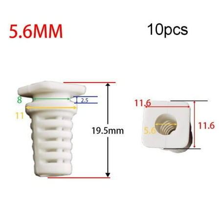 

KAIRUITE 10X Cable Gland Connector Rubber Strain Relief Cord Power Tool Cable Sleeves
