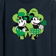 thumbnail image 3 of Disney - Mickey Minnie Shamrock - Men's Long Sleeve T-Shirt, 3 of 5