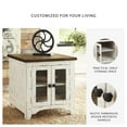 thumbnail image 5 of Signature Design by Ashley Casual Wystfield End Table  White/Brown, 5 of 9