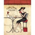 thumbnail image 2 of Laliberte, Andrea 15x18 Gold Ornate Wood Framed with Double Matting Museum Art Print Titled - Femme Elegante II, 2 of 4