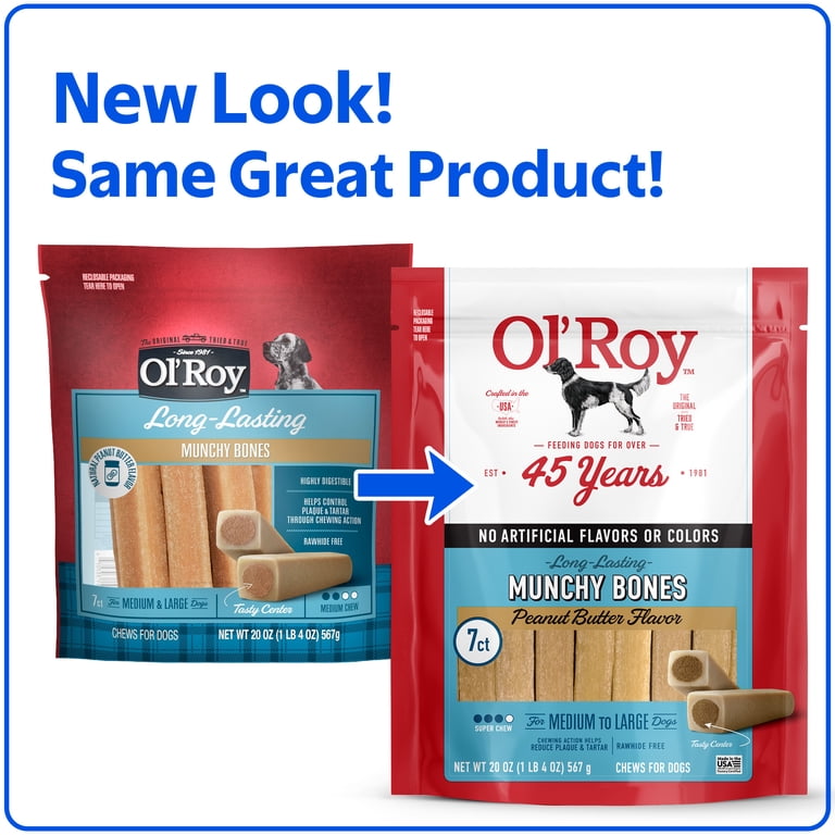 Ol' Roy Munchy Bone Peanut Butter Dog Treats photo 2