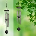 thumbnail image 6 of Wind Chimes Outdoor Tone, Wind Chime Outdoor Sympathy Wind-Chime With 6 , Elegant Chime For Garden Patio Black Windchimes, Xinsrenus Under $5! Wind Chimes Outdoor Tone, Wind, 6 of 7