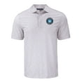 thumbnail image 2 of Men's-Cutter & Buck  Gray Charlotte FC Pike Eco Flora Print Recycled Polo, 2 of 3