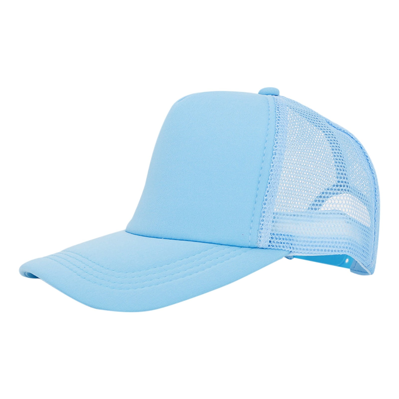 Outdoor Solid Color Light Plate Embroidery For Men And Women Sunscreen