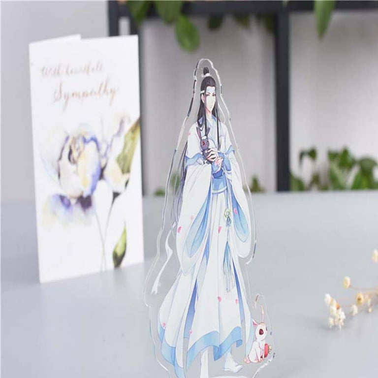 Cartoon Anime Acrylic Wei Wuxian Decoration Toys Lan WangJi two-sided  Collection Model Figure Model Toys Acrylic Stand Figure Mo Dao Zu Shi  Figure Model Plate B 