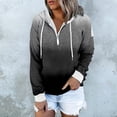 thumbnail image 2 of WZXFASHION Chandail à Capuchon à Fermeture à Glissière à Manches Longues Imprimé pour Femmes, Mode Décontractée, Rabais de 50 % Liquidation, Chandail à Manches Longues, 2 of 5