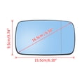 thumbnail image 3 of REGALWOVEN Car Right Side Mirror Glass with Backing Plate Heated for BMW E39 E46 320i 330i 325i 525i, 3 of 6