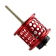 thumbnail image 1 of Carrete de pesca de aleación de aluminio con microalambre, carrete poco profundo, para baitcasting. rojo, 1 of 9