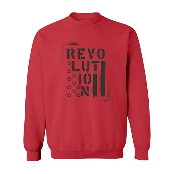 Revolution, Stars And Bars Sweatshirt Men -Image by Shutterstock, Male 3X-Large