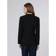 thumbnail image 3 of INSPIRE CHIC Women's Sweater Blazer Business Casual Lapel Neck Button Knit Suit Jacket with Pockets S Black, 3 of 5