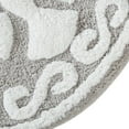 thumbnail image 3 of Casablanca Medallion Cotton Tufted Rug Grey 25" R, 3 of 7