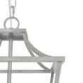 thumbnail image 4 of Hunter - Laurel Ridge 4-light Brushed Nickel, Medium Size Pendant Light, Dimmable, Formal Style, Lantern Shaped, for Bedrooms, Dining, Living Rooms - 19067, 4 of 9