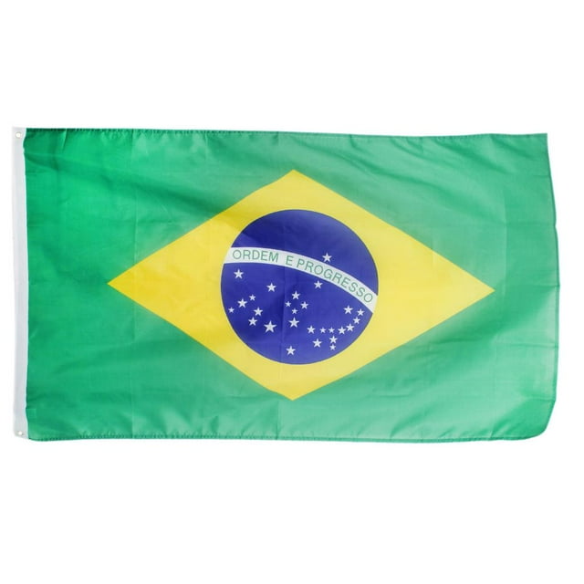 5x3Ft Brazil Brazilian National Eyelets for Festival Celebration