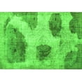 thumbnail image 1 of Ahgly Company Indoor Rectangle Abstract Green Contemporary Area Rugs, 2' x 3', 1 of 1