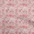 thumbnail image 1 of oneOone Rayon Light Pink Fabric Abstract Floral Dress Material Fabric Print Fabric By The Yard 56 Inch Wide, 1 of 5