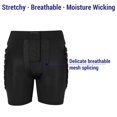 thumbnail image 4 of Impact Swi Ski Shorts + Rodilla Conjunto de Patinetas Imperes Snowboard Skiing Para Mujeres Hombres, 4 of 7