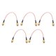 thumbnail image 4 of 5Pcs RF Coaxial Cable SMA-J to SMA-J Audio Connector 2 Shielded Extension Cord TFL-316-48, 4 of 5