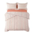 thumbnail image 6 of Mainstays All in One Reversible Comforter and Sheet set- 7 Piece, Full, Orange Stripe, 6 of 13