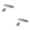 thumbnail image 3 of Greeniant Puente de metal Instalación práctica Sillín reemplazado Tamaño compacto Sillín reemplazado Equipo musical Accesorios para instrumentos Plata GA106 2piezas Greeniant CBP490596, 3 of 6