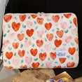 thumbnail image 6 of Computer Bag Zipper Cute Flower Laptop Sleeve for 14in Notebook (Red Heart 10 L), 6 of 10