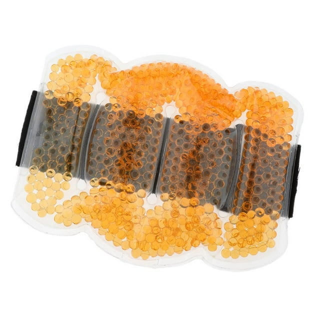 Billes Réutilisables pour Micro-Ondes à la Taille Compresse Chaude Froide Bloc Réfrigérant Emballage Orange