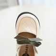 thumbnail image 5 of LoyisViDion Toddler Shoes Clearance Infant Kids Baby Girls Casual Shoes Bowknot Single Princess Dancing Shoes Beige 4-4.5Years, 5 of 9