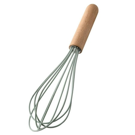 

Silicone Non Stick Kitchen Cooking Utensil Set Wooden Handle