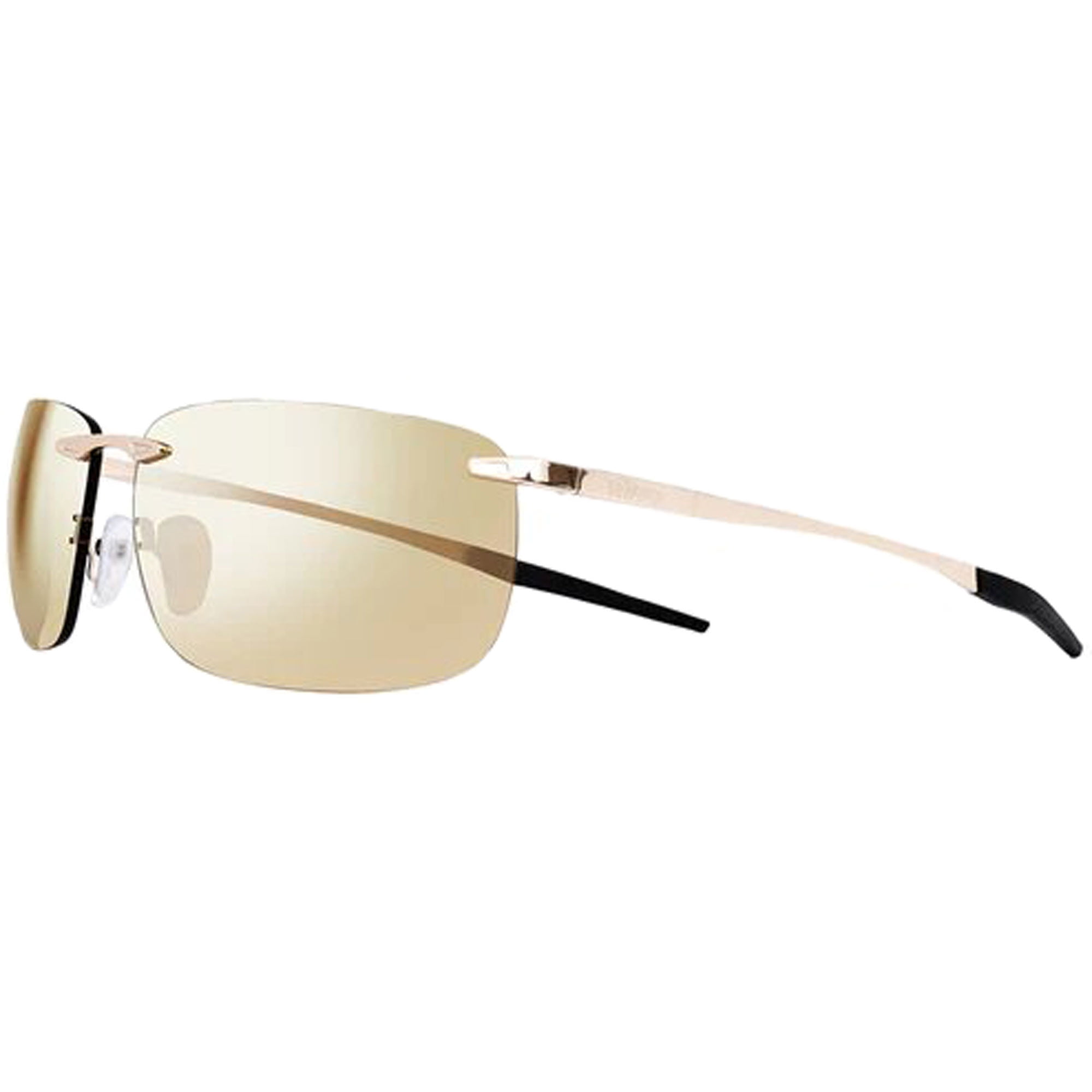 Revo 1170 04 CH Men's Descend Z Gold Rimless Frame Sunglasses