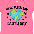 thumbnail image 4 of Inktastic Make Every Day Earth Day with Hearts and Stars Boys or Girls Baby Bodysuit, 4 of 5