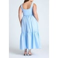 thumbnail image 2 of ELOQUII Women's Plus Size Mixed Fabric Tank Dress, 2 of 2