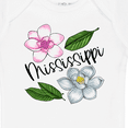 thumbnail image 4 of Inktastic Mississippi Magnolia Flowers and Leaves Boys or Girls Baby Bodysuit, 4 of 5