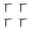 Grey, variant on 18cm Matte Grey Metal Furniture Legs Set of 4, DIY Replacement for Cabinet Legs, Sofa Legs, Chair Legs