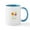 White/Blue Inside, variant on CafePress - Easter Chick Dixie Mug - 11 oz Ceramic Mug - Novelty Coffee Tea Cup