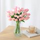 thumbnail image 4 of 15 tulipanes artificiales de seda de tacto real para decoración del hogar, Día de la Madre, primavera, boda, ramos, arreglos florales., 4 of 8