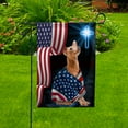 thumbnail image 4 of American Flag Chihuahua Dog Wearing Flag American Patriot Patriotic 4th of july House Flag, Double-Sided Decorative Outdoor Flag, Patriotic Polyester Yard Flag 29.5 x 39.5 in, 4 of 5