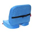 thumbnail image 6 of Memory Foam Back Lumbar & Coccyx Support Pillows Two Piece Set Sciatica & Pain Relief Seat Chair or Car Cushion With 18 Massage Points Navy Blue Khaki, 6 of 19