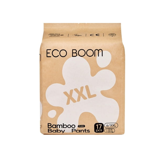 Pantalones de entrenamiento ECO BOOM para niños pequeños, hipoalergénicos, talla 6