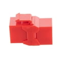 thumbnail image 3 of NavePoint CAT6A UTP Inline Keystone Coupler, 10 pack, Red, 3 of 5