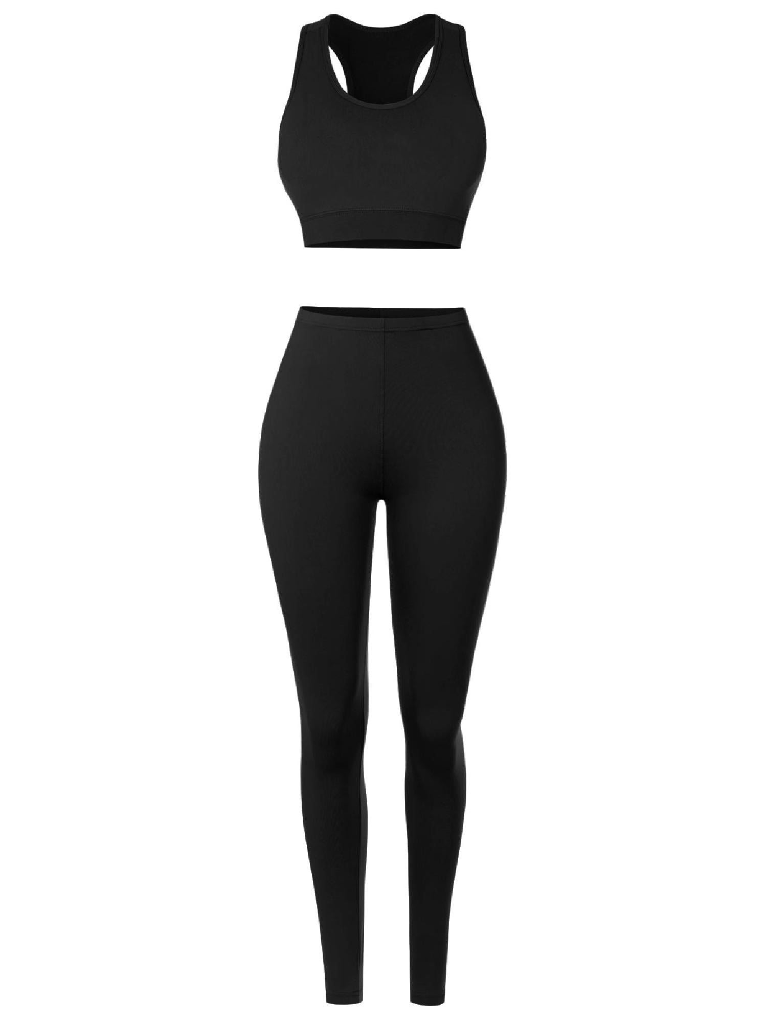 Yoga Sports Bra Leggings Set